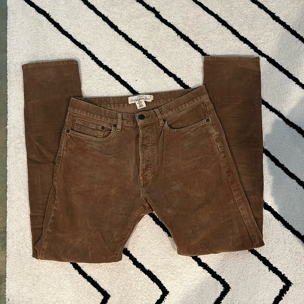 H&M L.O.G.G. Men’s Brown Corduroy Pants.